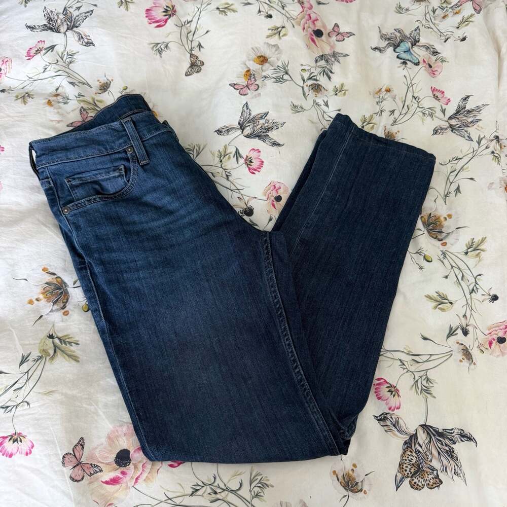 Paige Lennox Slim Fit Dark Wash Jeans Size 30